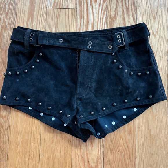 We The Free The Cool Kid Suede Micro shorts size 4 - Picture 1 of 6